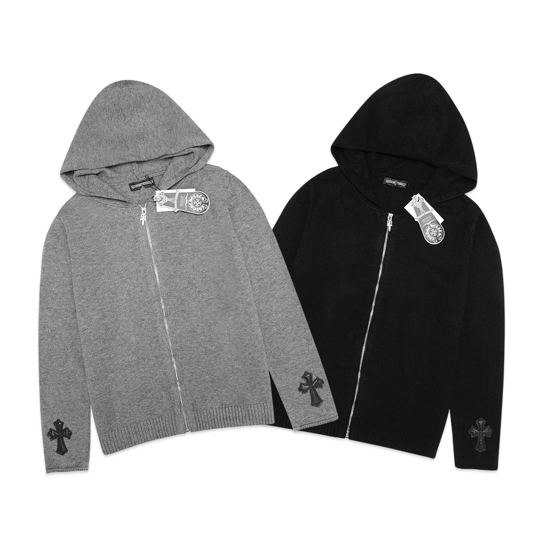 Chrome hearts cross patch hoodie sale