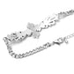 Chrome Hearts Double Cross Link Bracelet