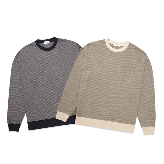 FOLX Patterned Jacquard Knit Sweater