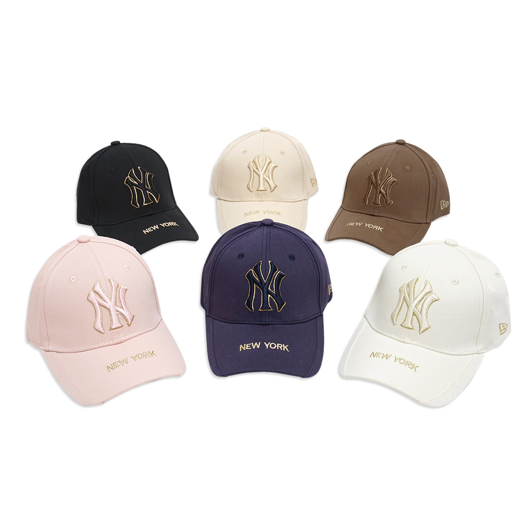 M7B X NE Golden Embroidery Brim Baseball Cap