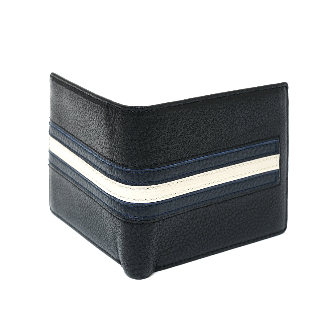 FOLX Ribbon Bifold Leather Wallet