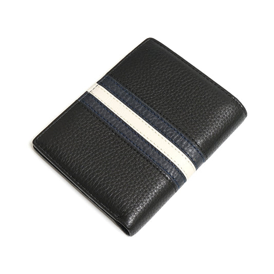 FOLX Ribbon Portrait Bifold Leather Wallet