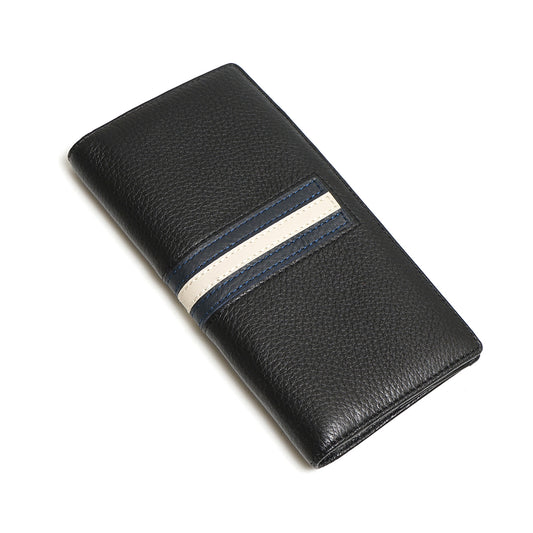 FOLX Ribbon Continental Long Leather Wallet