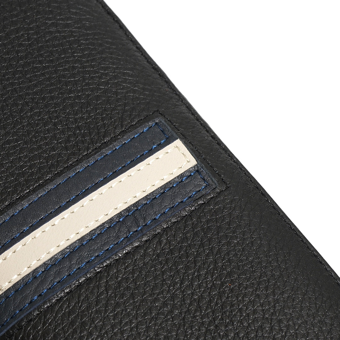 FOLX Ribbon Continental Long Leather Wallet