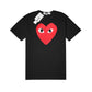 CDG Play Big Red Heart T-Shirt