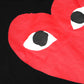 CDG Play Big Red Heart T-Shirt