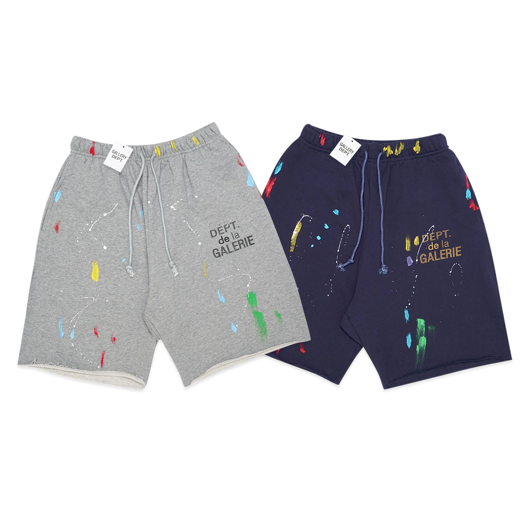 Gallery Dept Splash Ink Graffiti Shorts