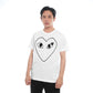 CDG Play Black Emblem Outline T-Shirt