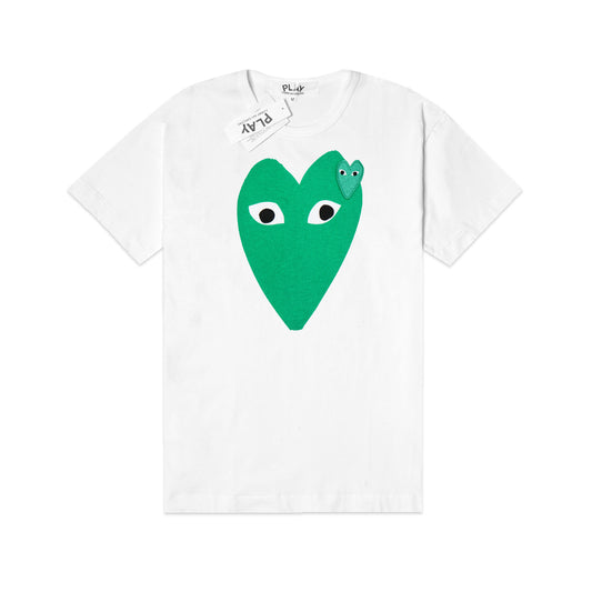 CDG Play Green Heart Patch T-Shirt