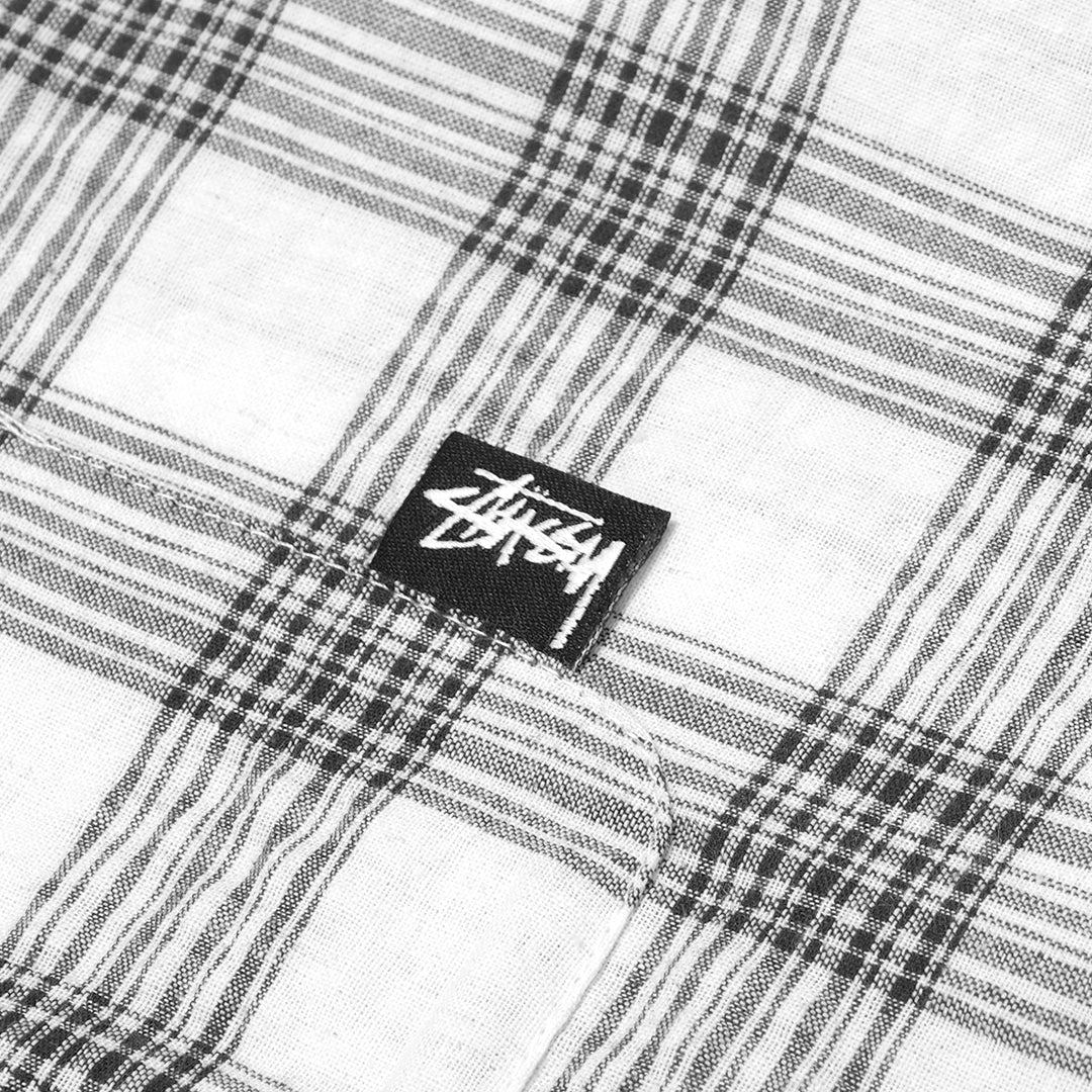 Stussy Plaid Pattern Short Sleeve Shirt