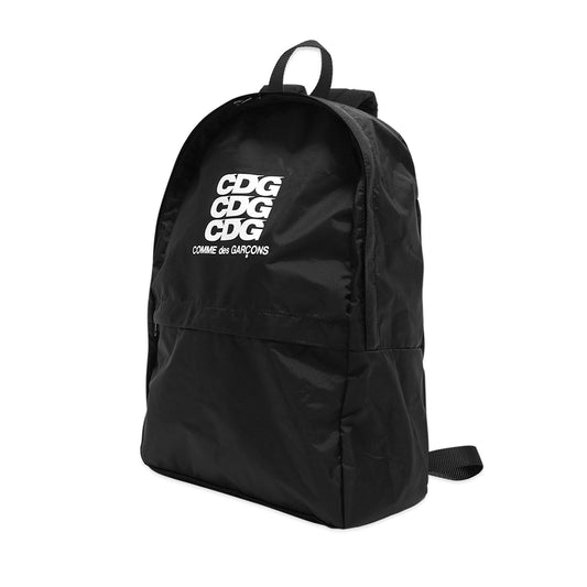 CDG White Text Logo Backpack