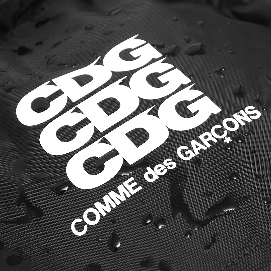 CDG White Text Logo Backpack