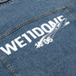 We11done 1506 Printed Trucker Denim Jacket