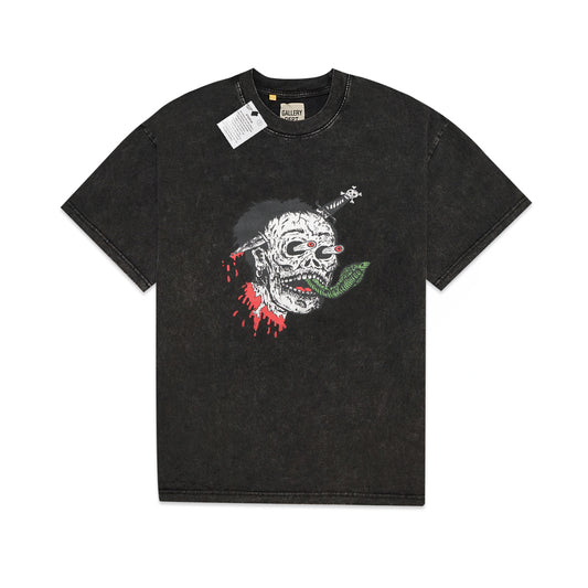 Gallery Dept Glitch Distressed Graphic T-Shirt