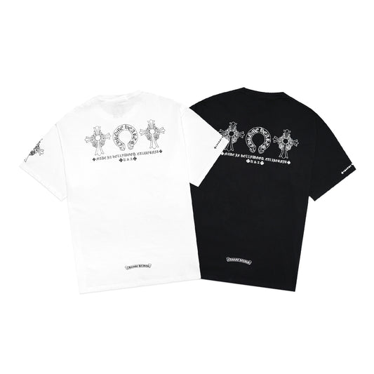 Chrome Hearts Cross and Horseshoe Pocket T-Shirt