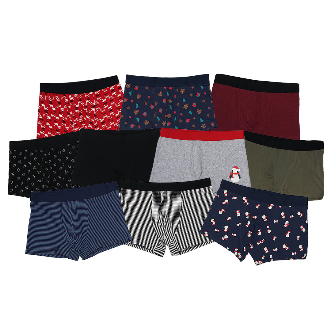 UP2 Fashion Mixed Pattern Boxer Brief