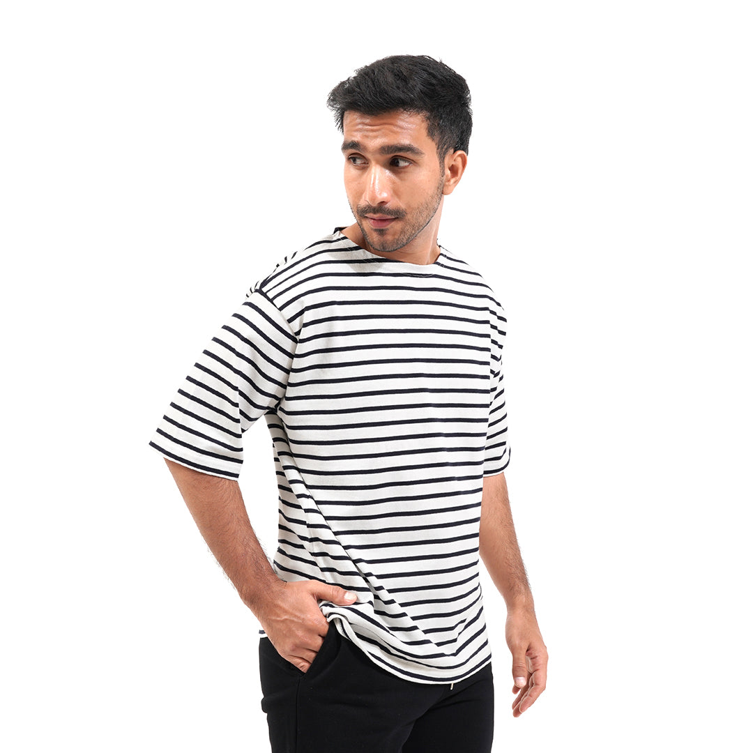 FOLX Oversize Striped T-Shirt