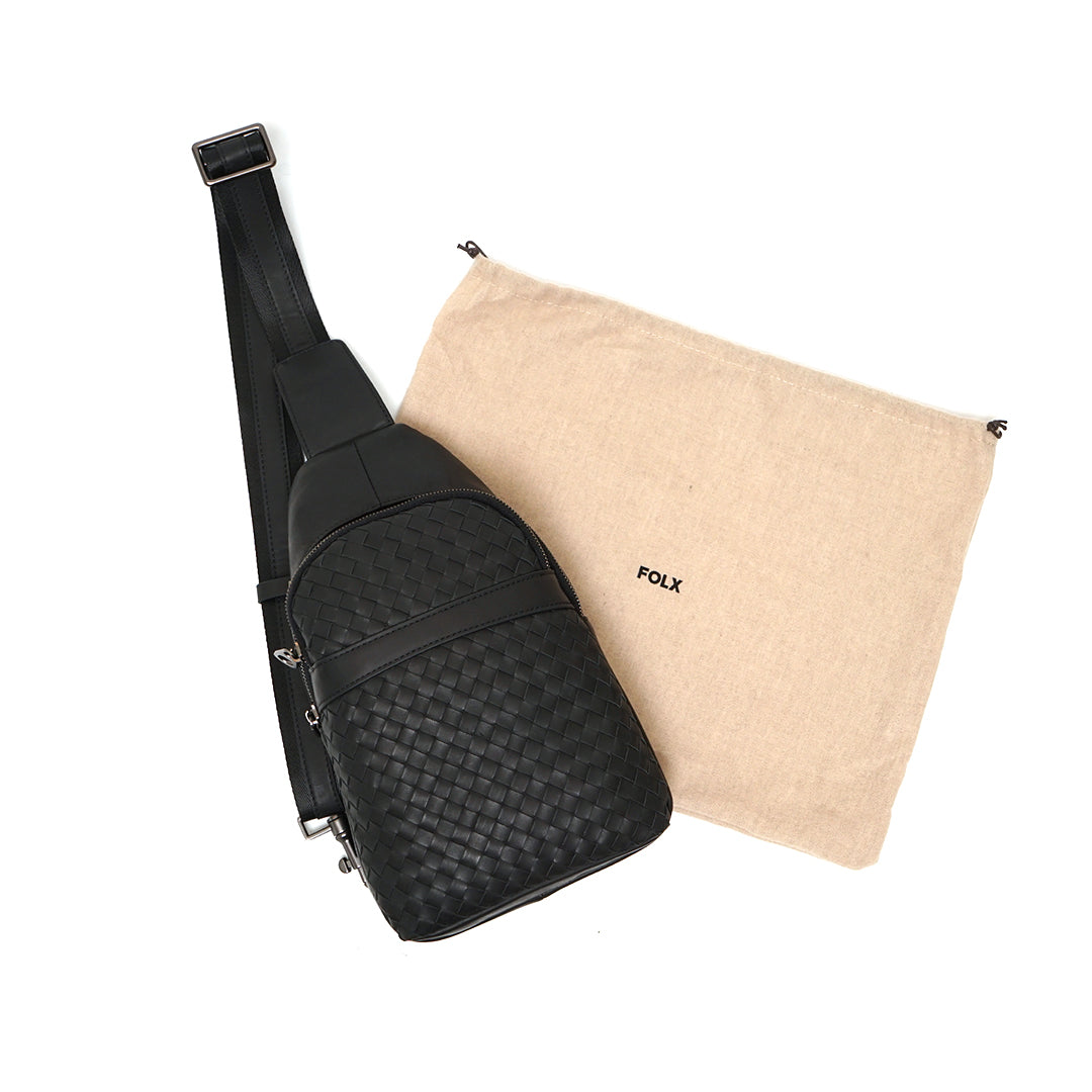 FOLX Intrecciato One Shoulder Bag