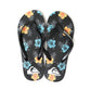 QKSV Flower Pattern Flip Flops