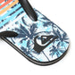 QKSV Beach Graphic Flip Flops