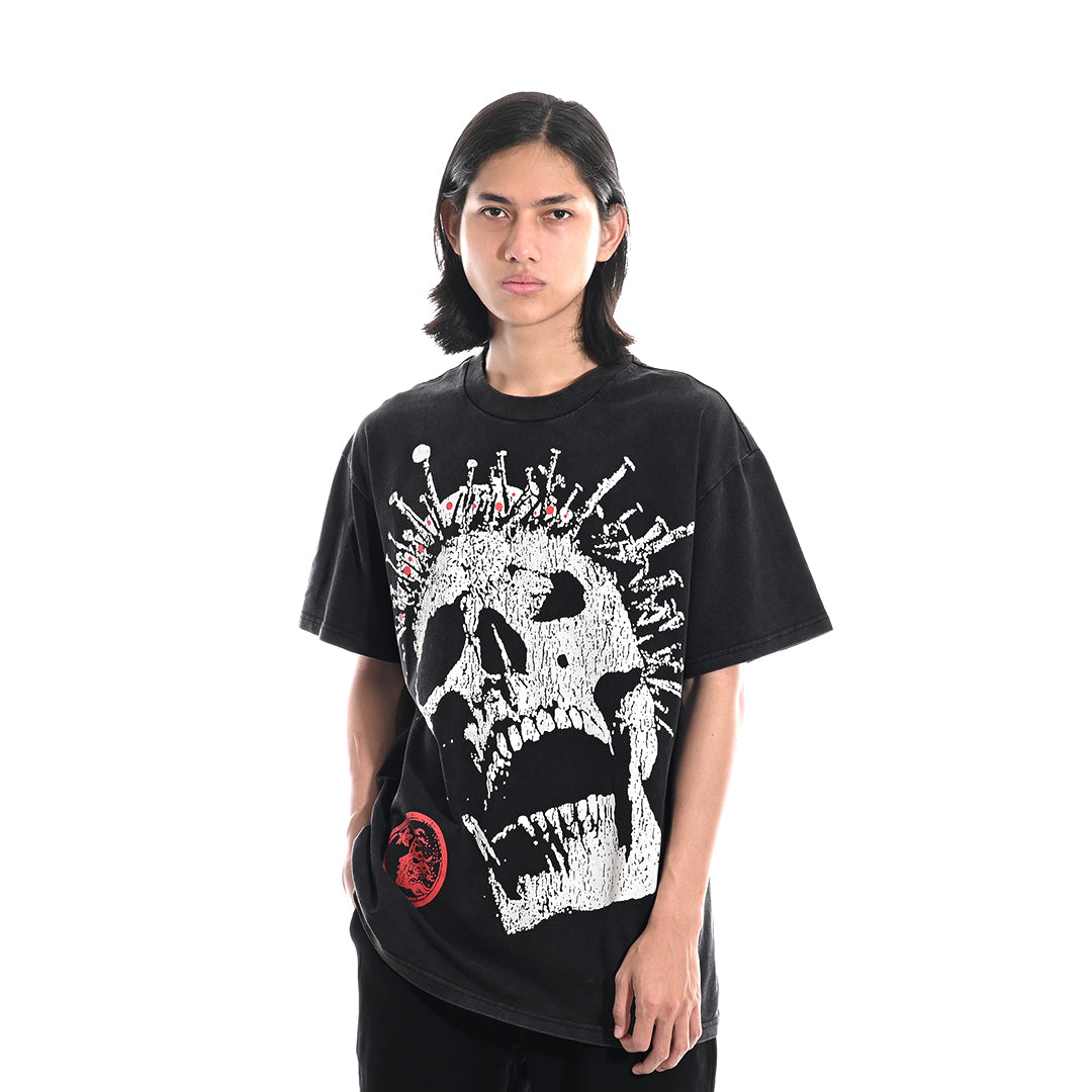 Hellstar Crowned Skull Vintage T-Shirt