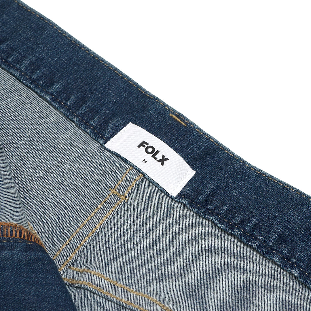 FOLX Regular Fit Stretch Denim Jeans