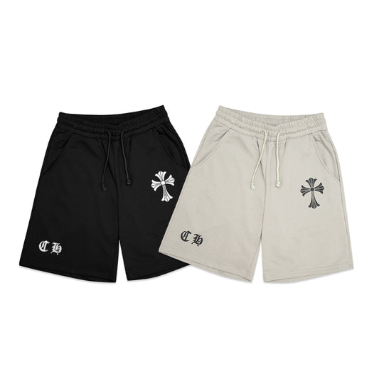 Chrome Hearts Left Cross Logo Shorts