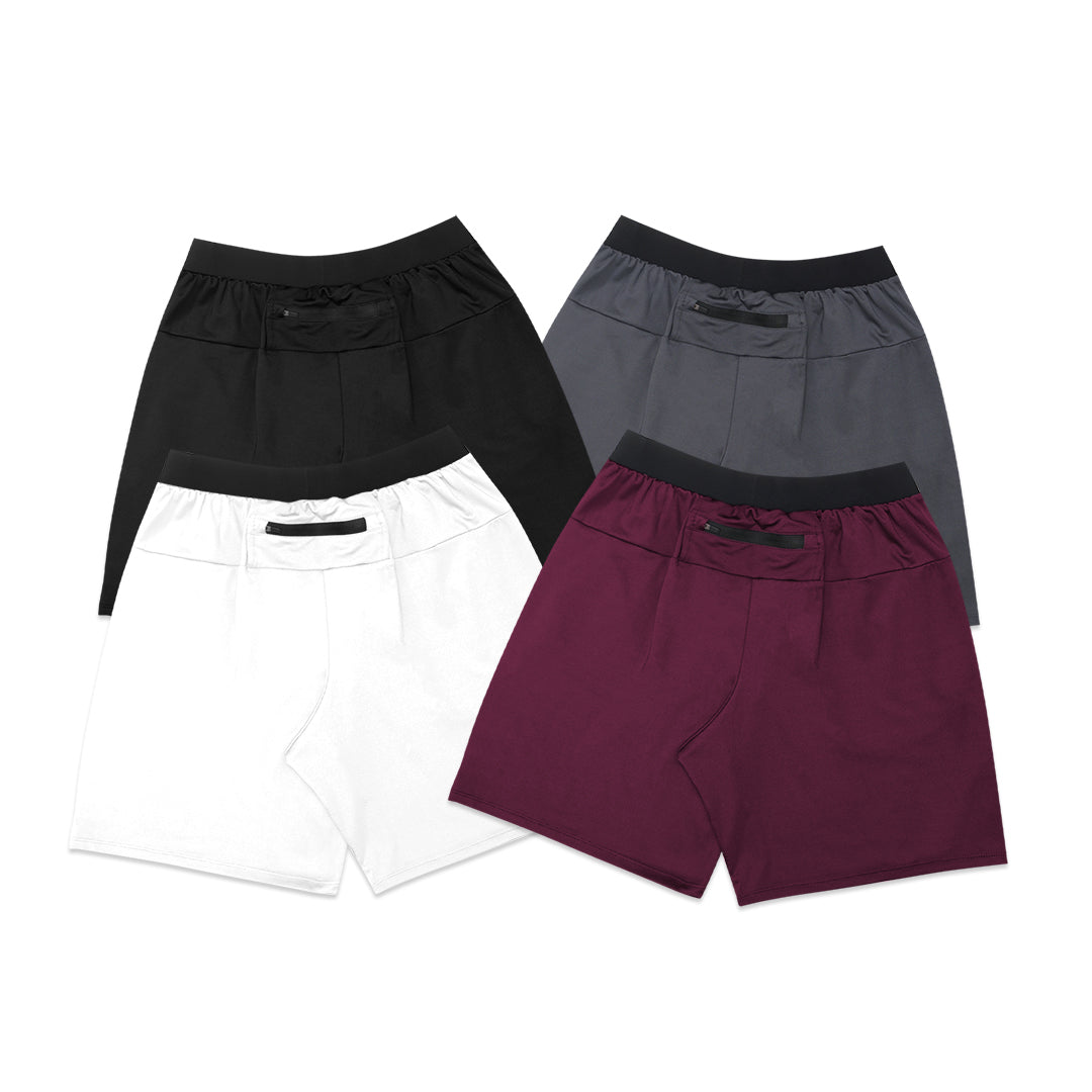 FOLX Back Pocket Zipper Shorts