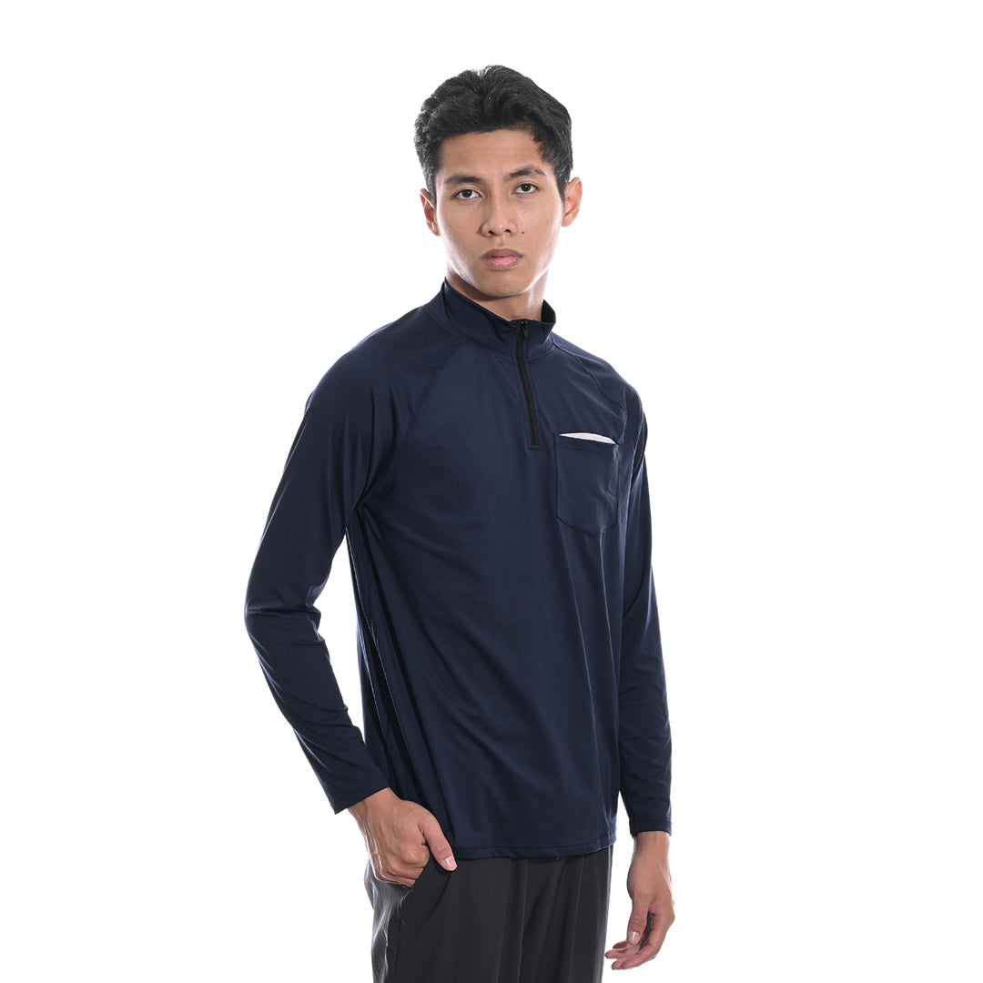 FOLX Half Zip Reflective Gym Jacket