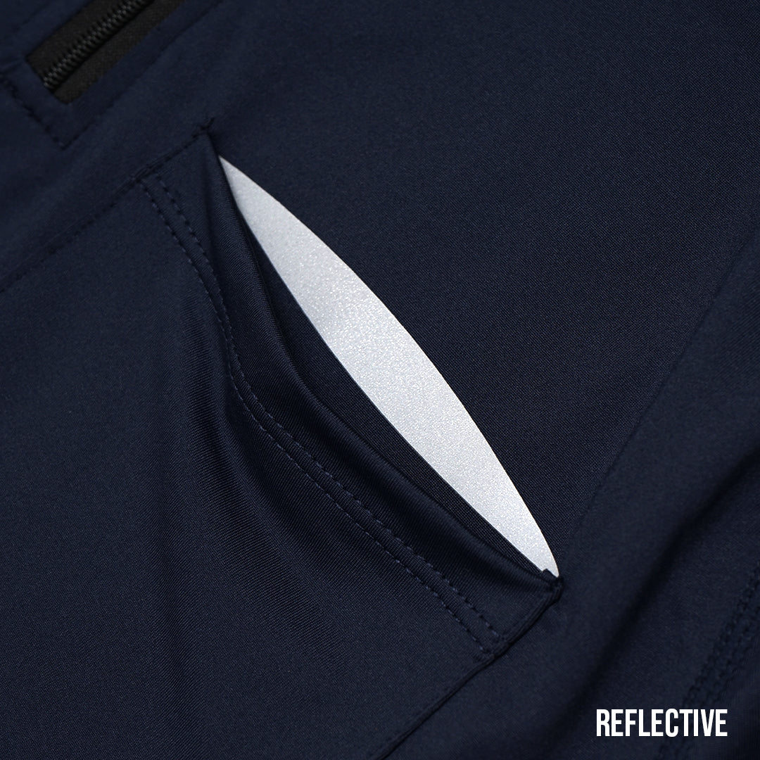 FOLX Half Zip Reflective Gym Jacket