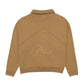 Rhude Logo Signature Paneled Half Zip Sweatshirt