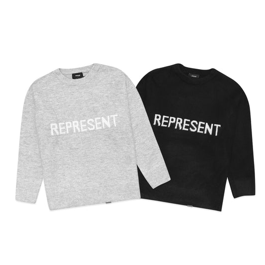 Represent Text Logo Knit Sweater