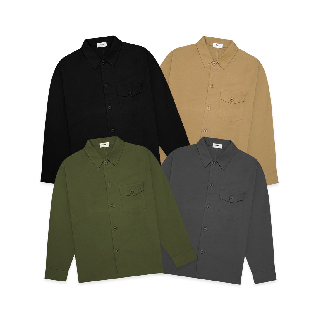 FOLX Chest Pocket Woven Jacket