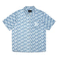 M7B NY Cube Monogram Denim Short Sleeve Shirt