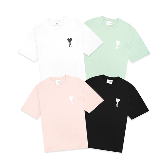 4M1 Monochrome Heart Logo T-Shirt