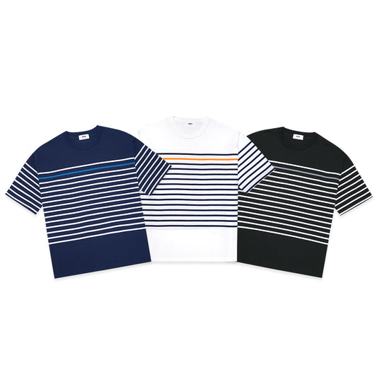 FOLX Multi Horizontal Stripes T-Shirt