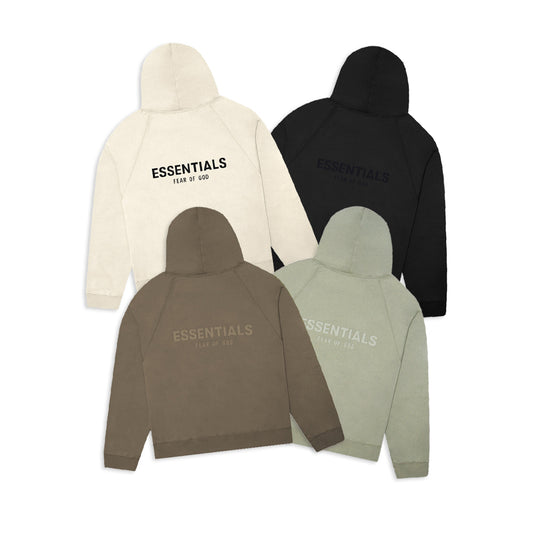 FOG Essentials Back Rubber Text Hoodie