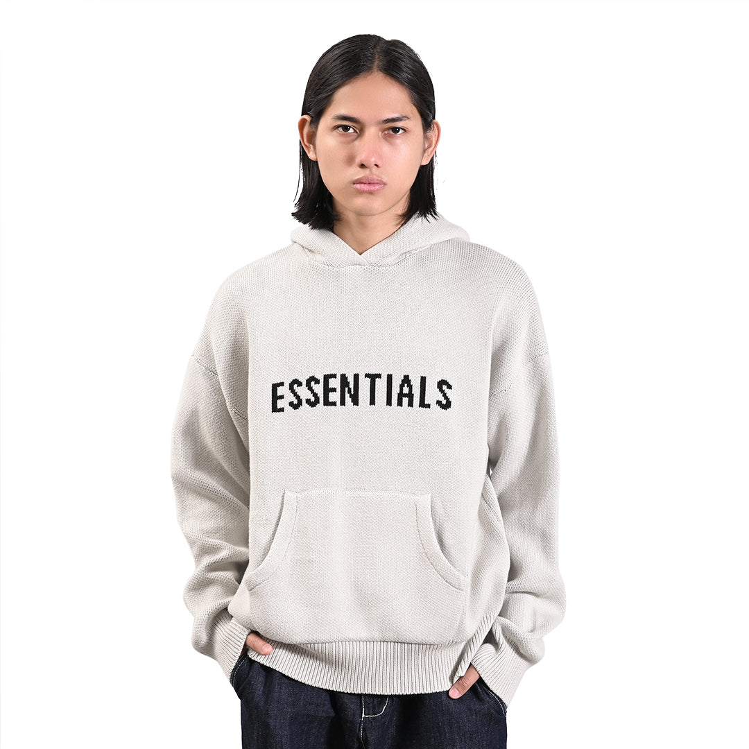 FOG Essentials Knitted Pullover Hoodie