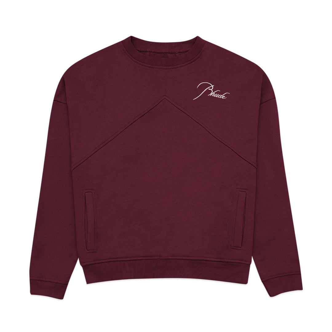 Rhude Logo Signature Panelled Sweatshirt