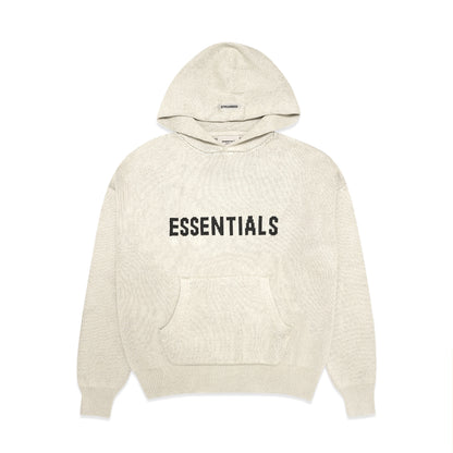 FOG Essentials Knitted Pullover Hoodie