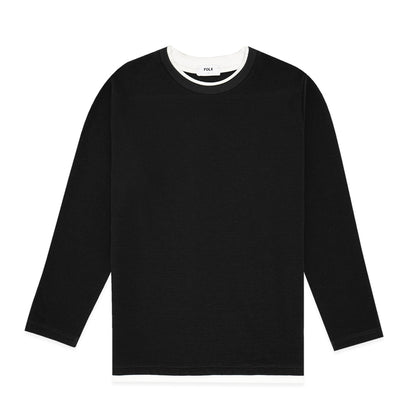 FOLX Faux Layered Long Sleeve T-Shirt