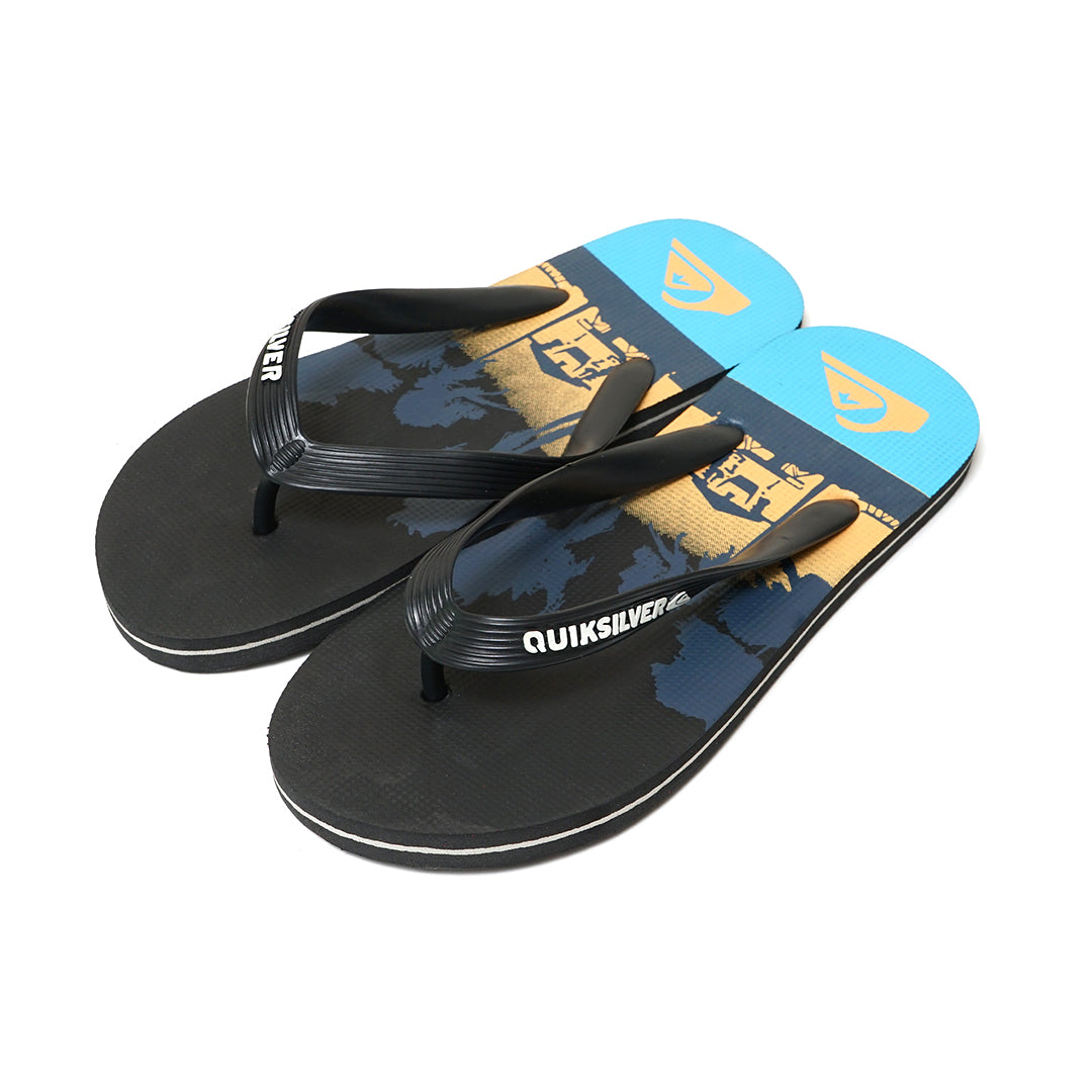 QKSV Sunset Beach Graphic Flip Flops