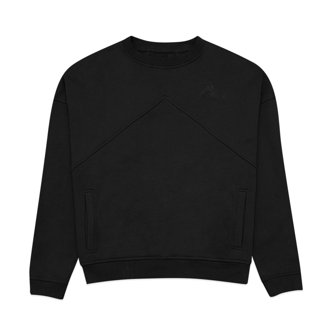 Rhude Logo Signature Panelled Sweatshirt