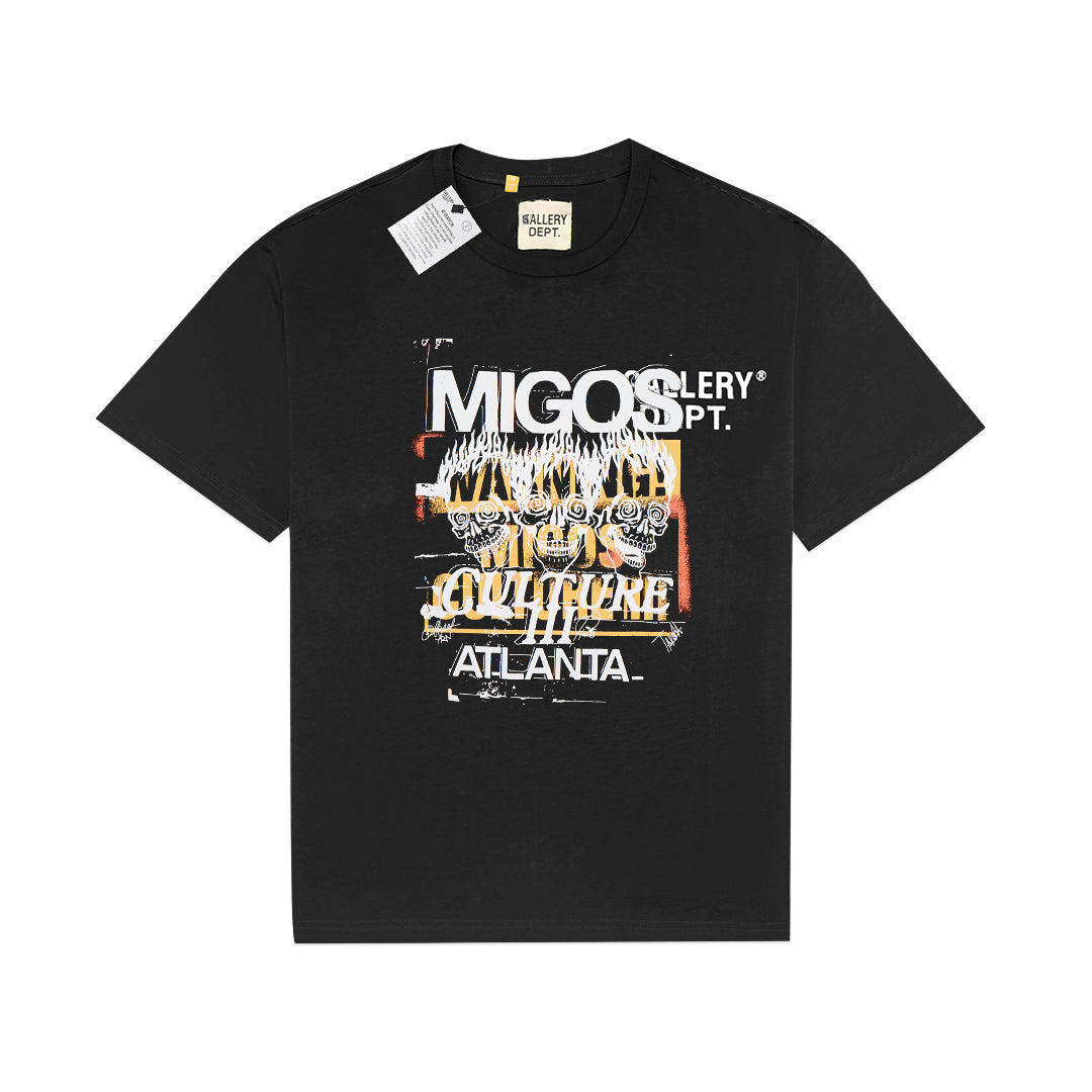 Gallery Dept X Migos For Culture III Three Skulls T-Shirt