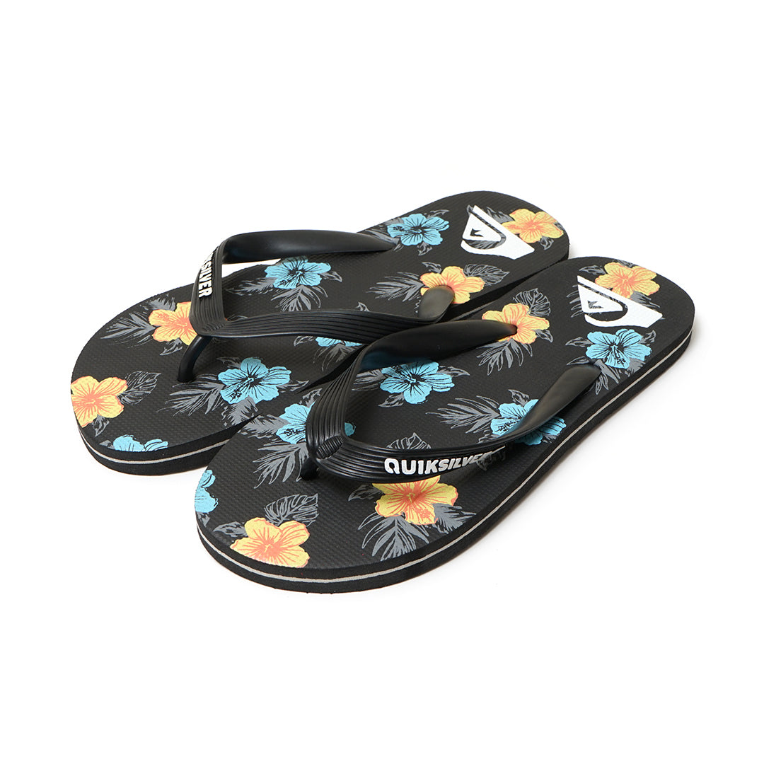 QKSV Flower Pattern Flip Flops