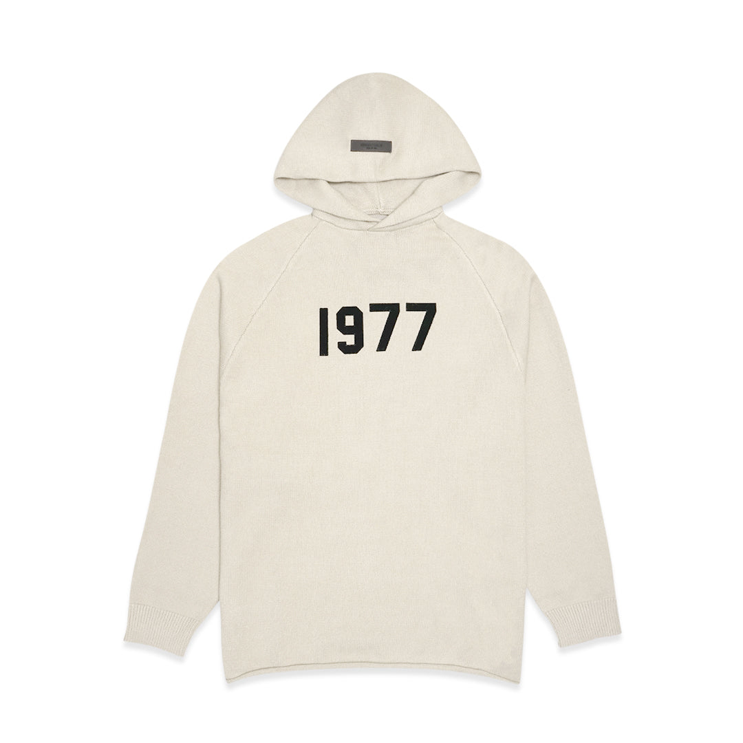 FOG Essentials 1977 Raw Edge Knitted Hoodie