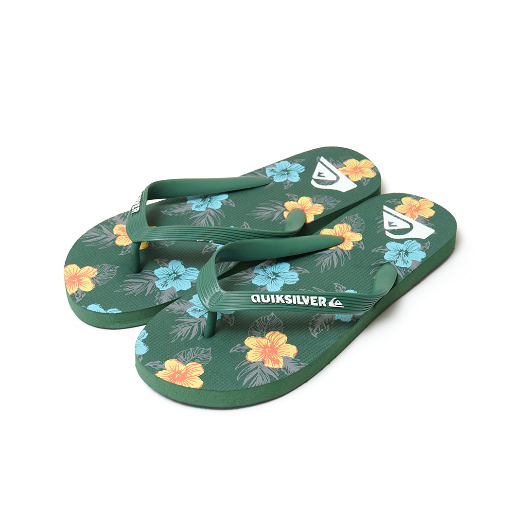 QKSV Flower Pattern Flip Flops