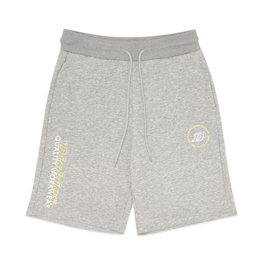 Dickies Yellow Logo Sweat Shorts