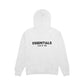 FOG Essentials Back Velvet Text Hoodie