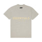 FOG Essentials Back Cream Rubber Text T-Shirt